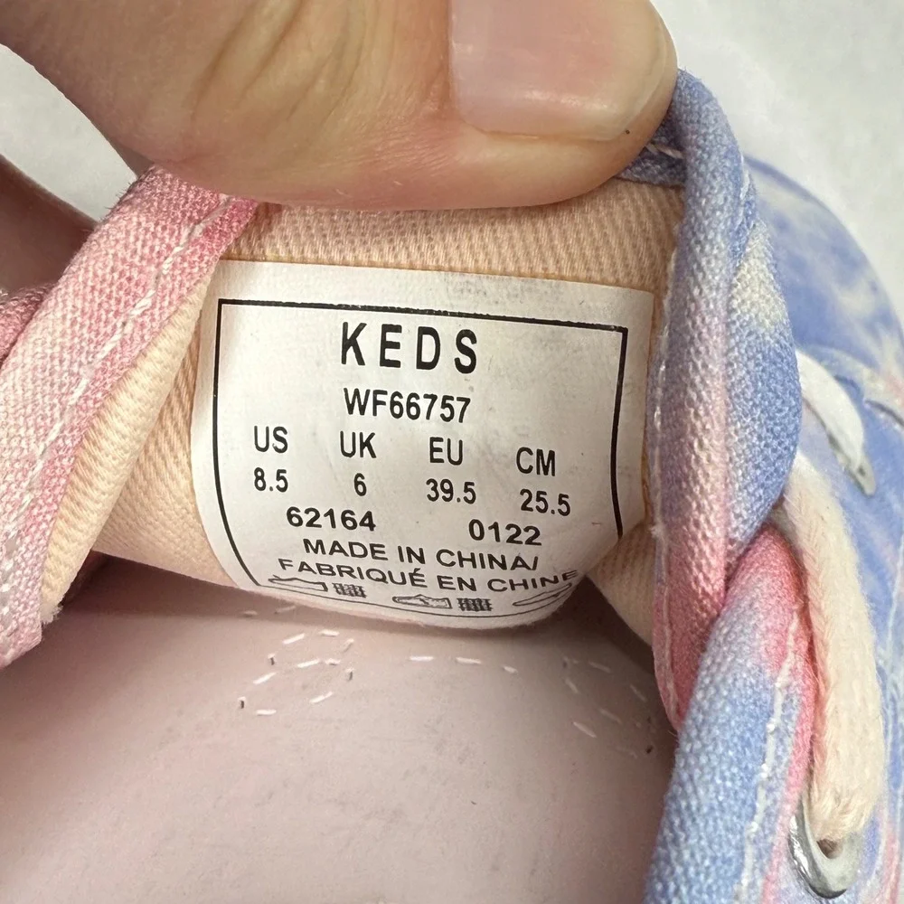 Keds Tie Dye Canvas Sneakers Casual Shoes Women's Size‎ 8.5
